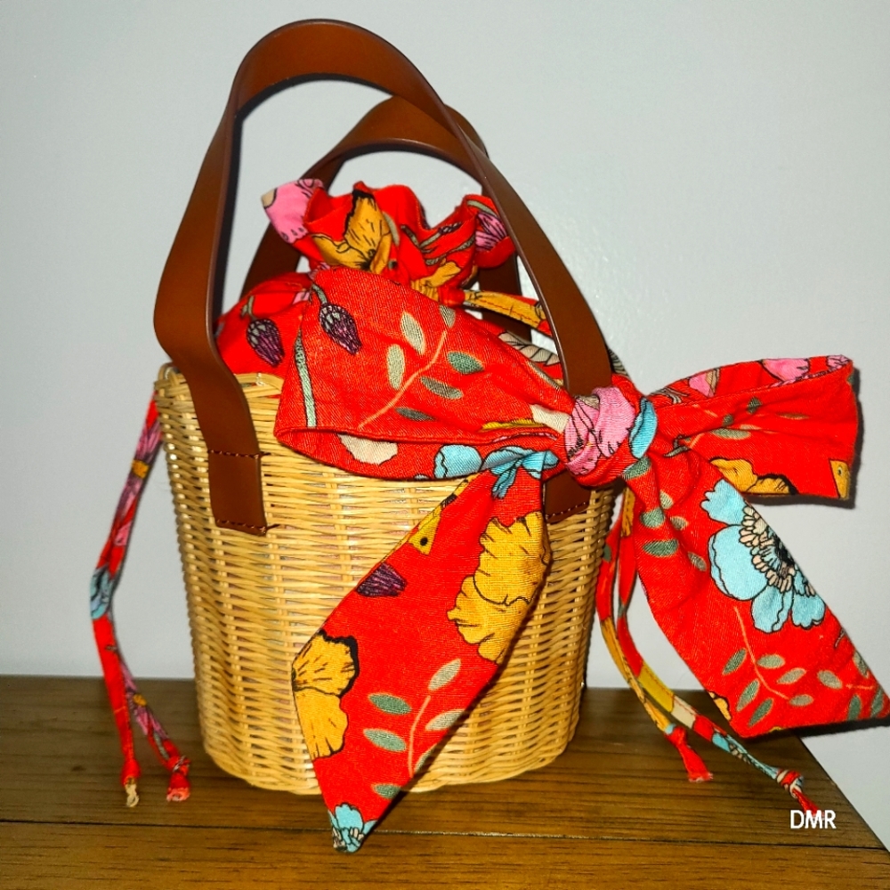 J.Crew Wicker Bag